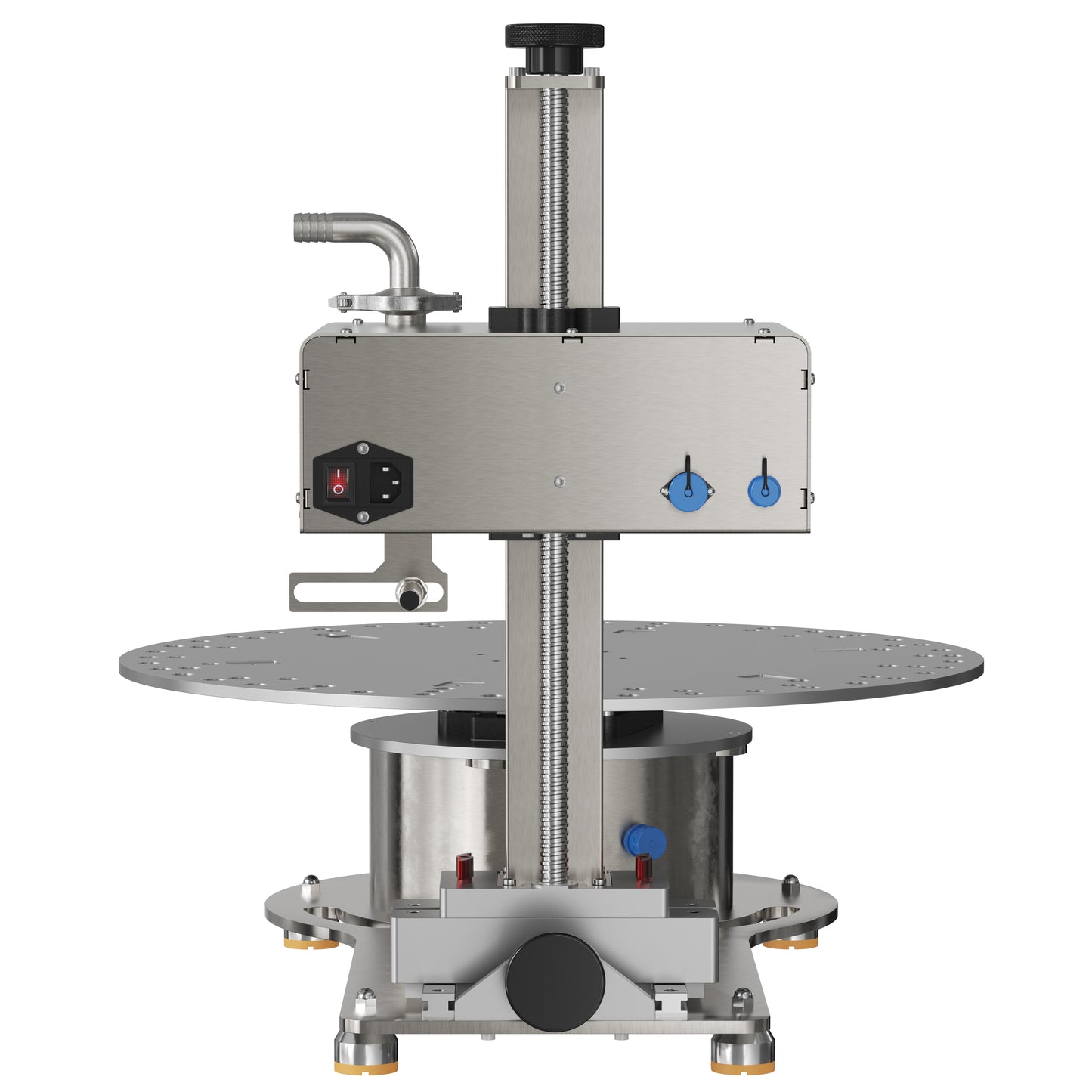 Turntable type 5-2000g liquid honey jar filler small honey bottle tube sticker honey filling machine